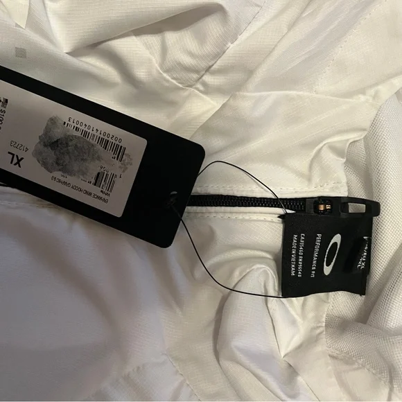 White and Gray Hooded Jacket - Picture 7 of 8